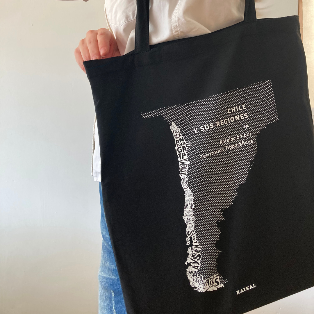 Bolsa Chile tipográfico
