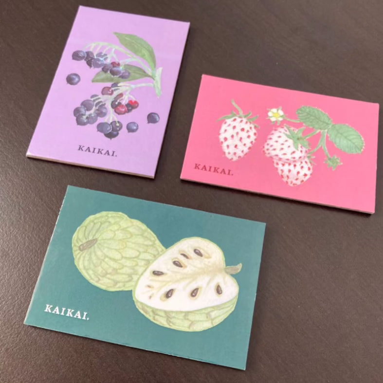 iman magneto frutas nativas chirimoya frutilla maqui