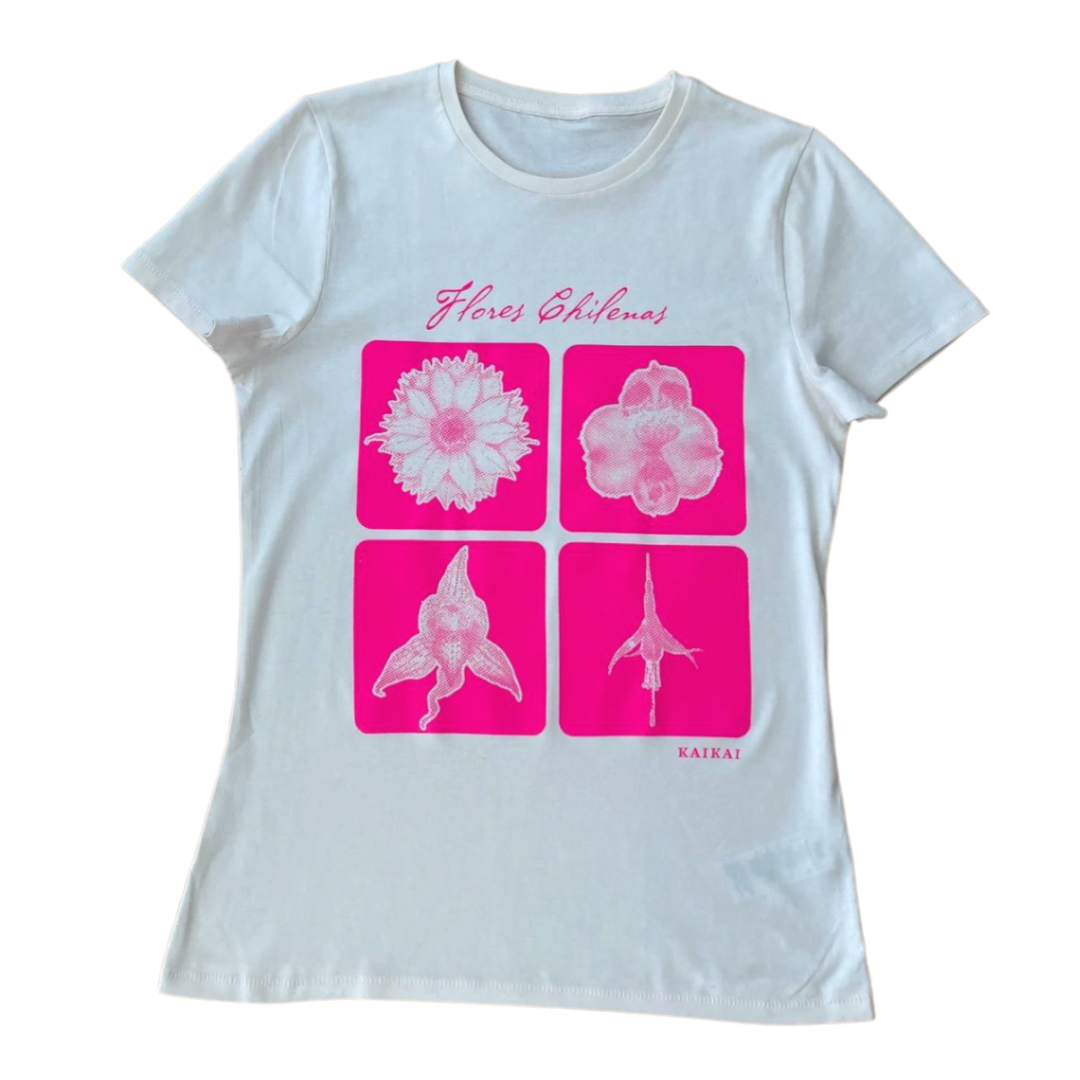 Polera Flores Mujer