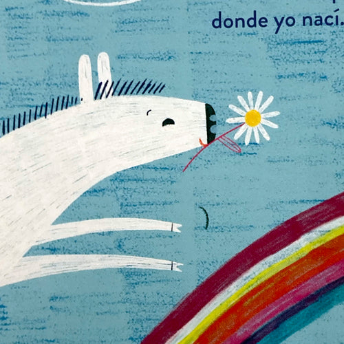 libro infantil canción caballito blanco caballo animal bebe niño niña ilustracion