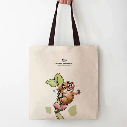 bolsa totebag tote algodon cotton fauna animales chilenos nativos animal ilustracion viñeta comic naturaleza