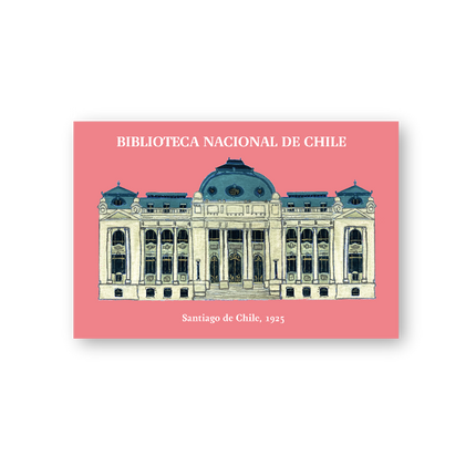 Postal Biblioteca Nacional de Chile