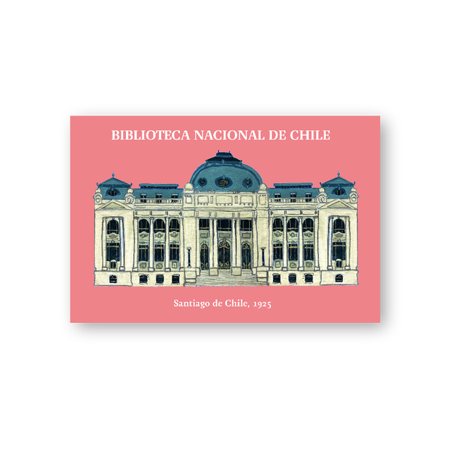 Postal Biblioteca Nacional de Chile