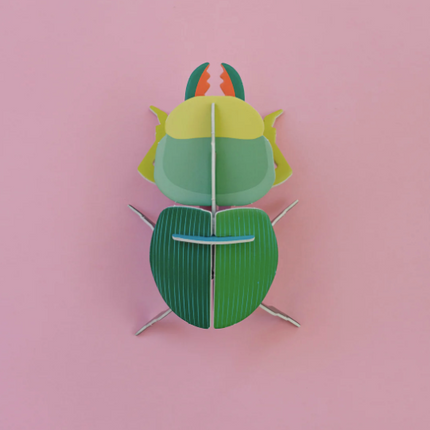 Armable Escarabajo Borrachito papercraft de cartón de insectos nativos