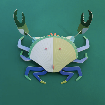 Armable Jaiba Mármola papercraft de cartón fauna nativa chilena animales cangrejo