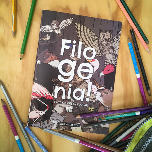 Libro Filogenia para Colorear, incluye juegos y actividades para el aprendizaje de la fauna nativa