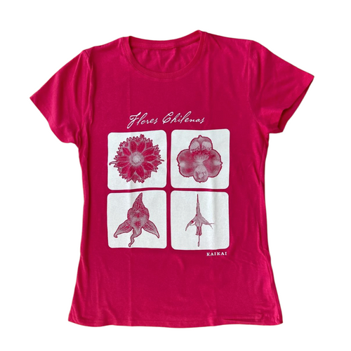 Polera Flores Mujer