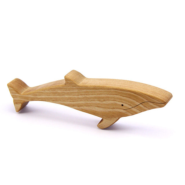 lopa animal madera juguete crianza natural juego libre fauna chilena