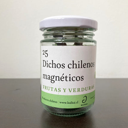 Dichos magnéticos Frutas y verduras
