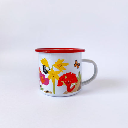 Tazón enlozado La Otra Romi inspirados en la flora y fauna nativa, la corriente de humboldt, el desierto florido y la selva valdiviana taza tazones cup mug 
