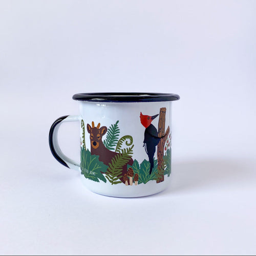 Tazón enlozado La Otra Romi inspirados en la flora y fauna nativa, la corriente de humboldt, el desierto florido y la selva valdiviana taza tazones cup mug 