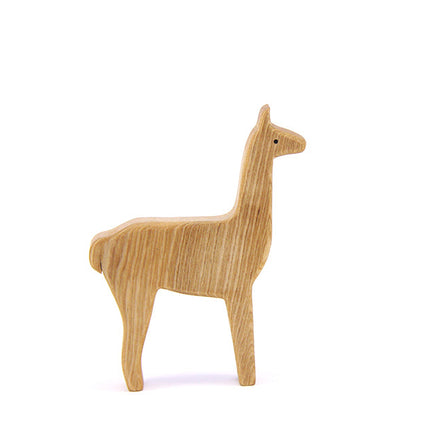 lopa animal madera juguete crianza natural juego libre fauna chilena
