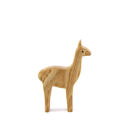 lopa animal madera juguete crianza natural juego libre fauna chilena