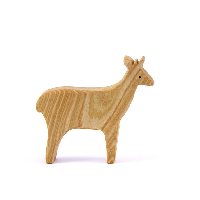 lopa animal madera juguete crianza natural juego libre fauna chilena