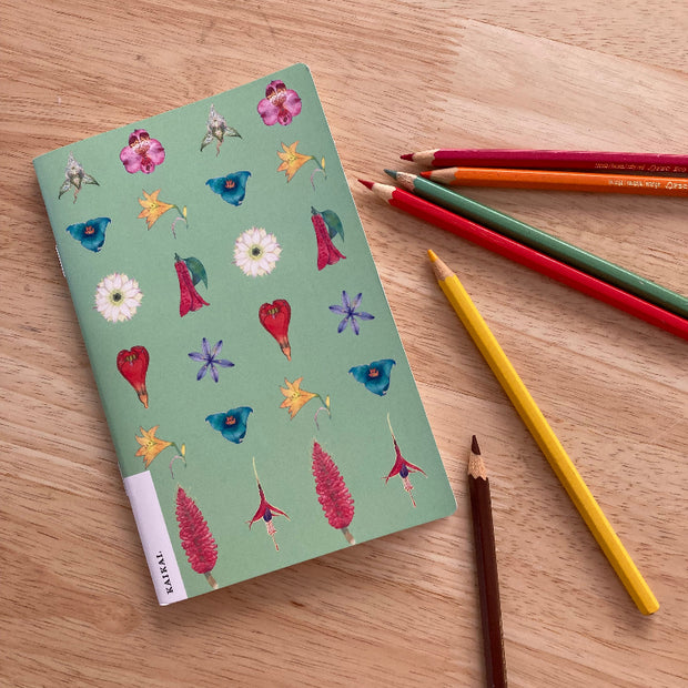 flores chilenas libreta notebook flor flora flora nativa chilco copihue chagual añañuca nalca azulillo quisco astromelia orquidea floreada cuaderno bitácora librillo