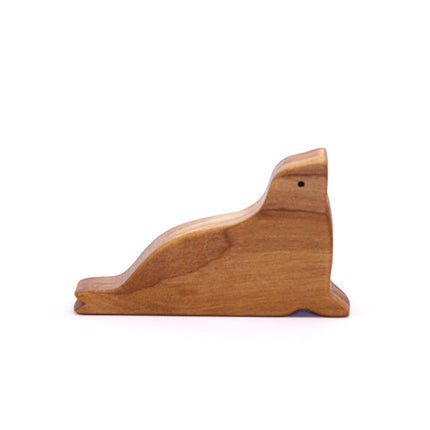 lopa animal madera juguete crianza natural juego libre fauna chilena