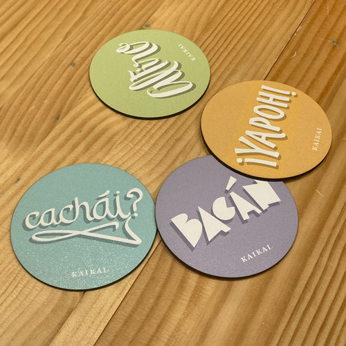 posavasos mdf madera posavaso decoracion regalo chilenismos vocabulario argot frases modismos yapoh yapo cachai altiro al tiro bacán