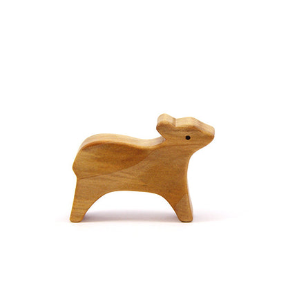 lopa animal madera juguete crianza natural juego libre fauna chilena