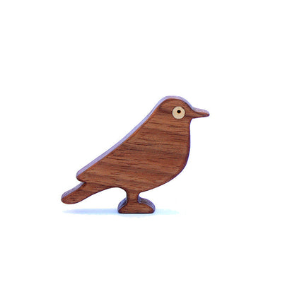 lopa animal madera juguete crianza natural juego libre fauna chilena