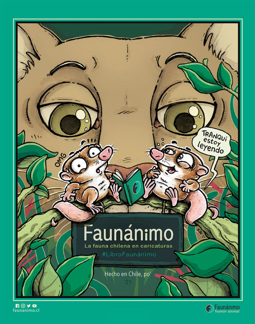 libro faunanimo comic viñeta caricatura fauna chilena animales comico
