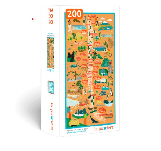 Puzzle 200pz Regiones y ciudades