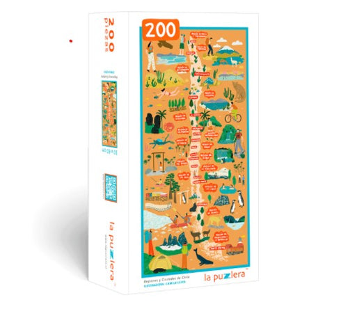 Puzzle 200pz Regiones y ciudades
