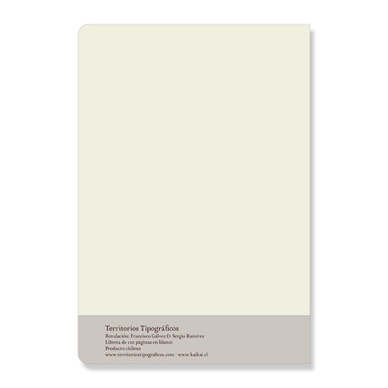 libreta mapa chile tipografico libreria papeleria escritorio