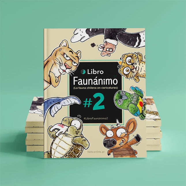 libro faunanimo dos 2 viñetas comic ecología fauna chilena humor 
