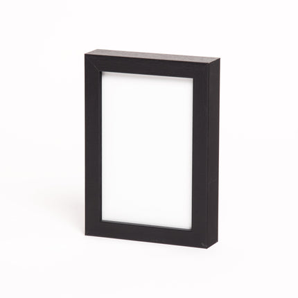 marco afiche mdf negro 30x40