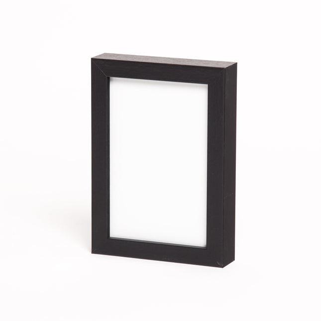 marco afiche mdf negro 30x40