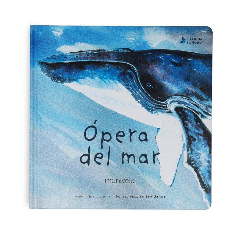 libro album sonoro infantil opera del mar sonidos de ballenas y cetáceos editorial manivela cantos de ballenas
